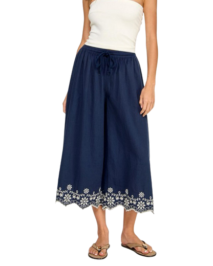 Pantalón estampado tobillo